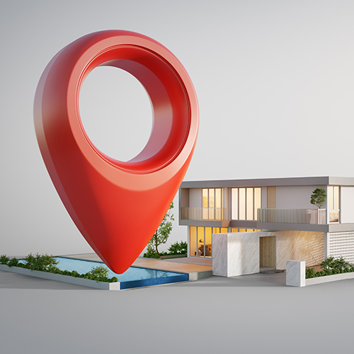 3d map location icon