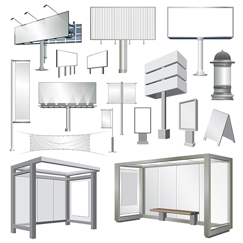 various sign & billboard examples