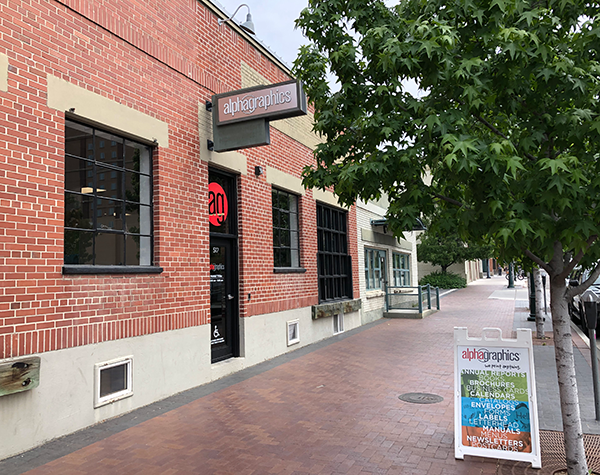 Boise Idaho brick and mortar storefront